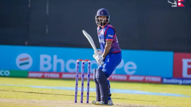 Airee, Bhurtel shine in practice match against Windwards