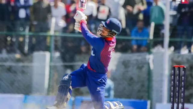 Nepal advances to T20 World Cup Asia Qualifier semifinal after a win against Malaysia 