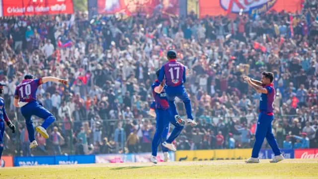 Nepal's first-ever super over in international cricket