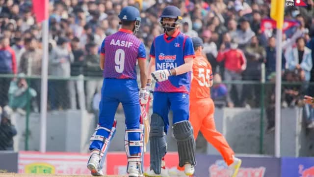 Nepal dominates the Netherlands with a thumping nine-wicket victory