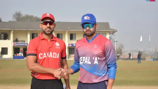 Nepal A suffers a narrow defeat against Canada XI in historic first-ever match