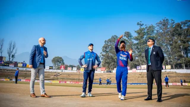 Nepal bundled out for 132, their lowest first innings score at T.U.