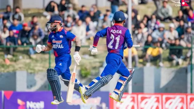 Nepal defeats Ireland Wolves in the first T20