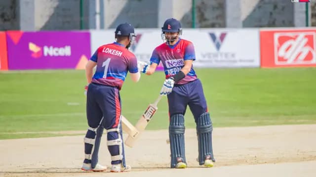 Lokesh Bam's century not enough as Nepal A face a narrow defeat against Ireland Wolves