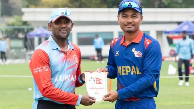 Nepal fall agonizingly short as Kuwait clinch Quadrangular Series title