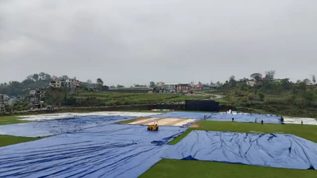 Match called off due to wet outfield in Nepal U19 against Afghanistan U19 clash