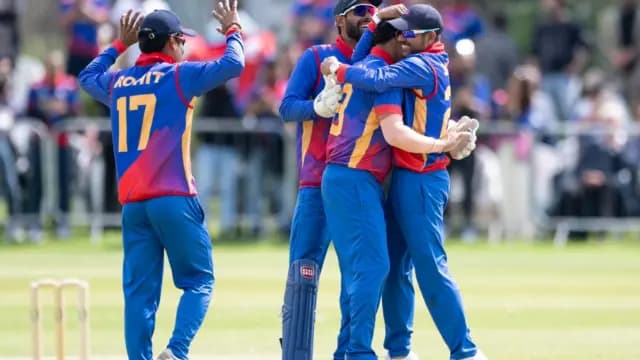 Nepal sneak home by two wickets in nail-biter against Scotland