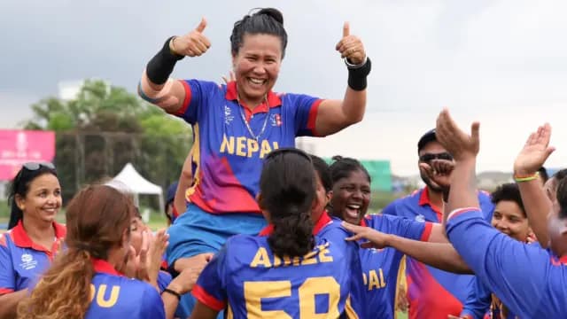 Nepal Women Cricketers corner glory