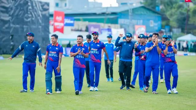 Nepal thrash Hong Kong to book a spot in Tri-Series final