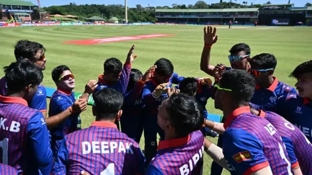 Nepal's U-19 cricket warriors stage epic comeback, seize thrilling victory against Test Nation