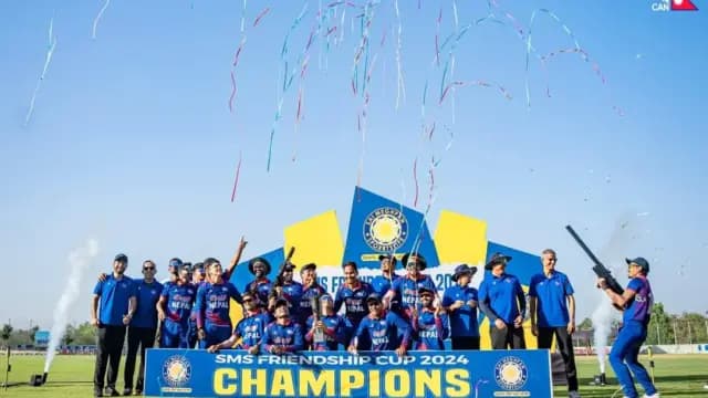 Nepal win the title of SMS Friendship Cup defeating Gujarat