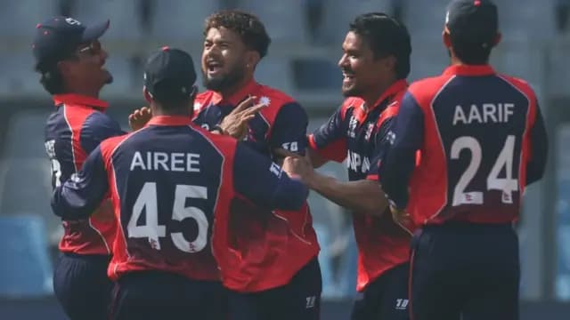 Nepal demolish Malaysia by 167 runs after Bhurtel ton