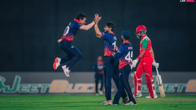 Lokesh Bam's unbeaten 44 sweeps Nepal into Asian Games qualifier final