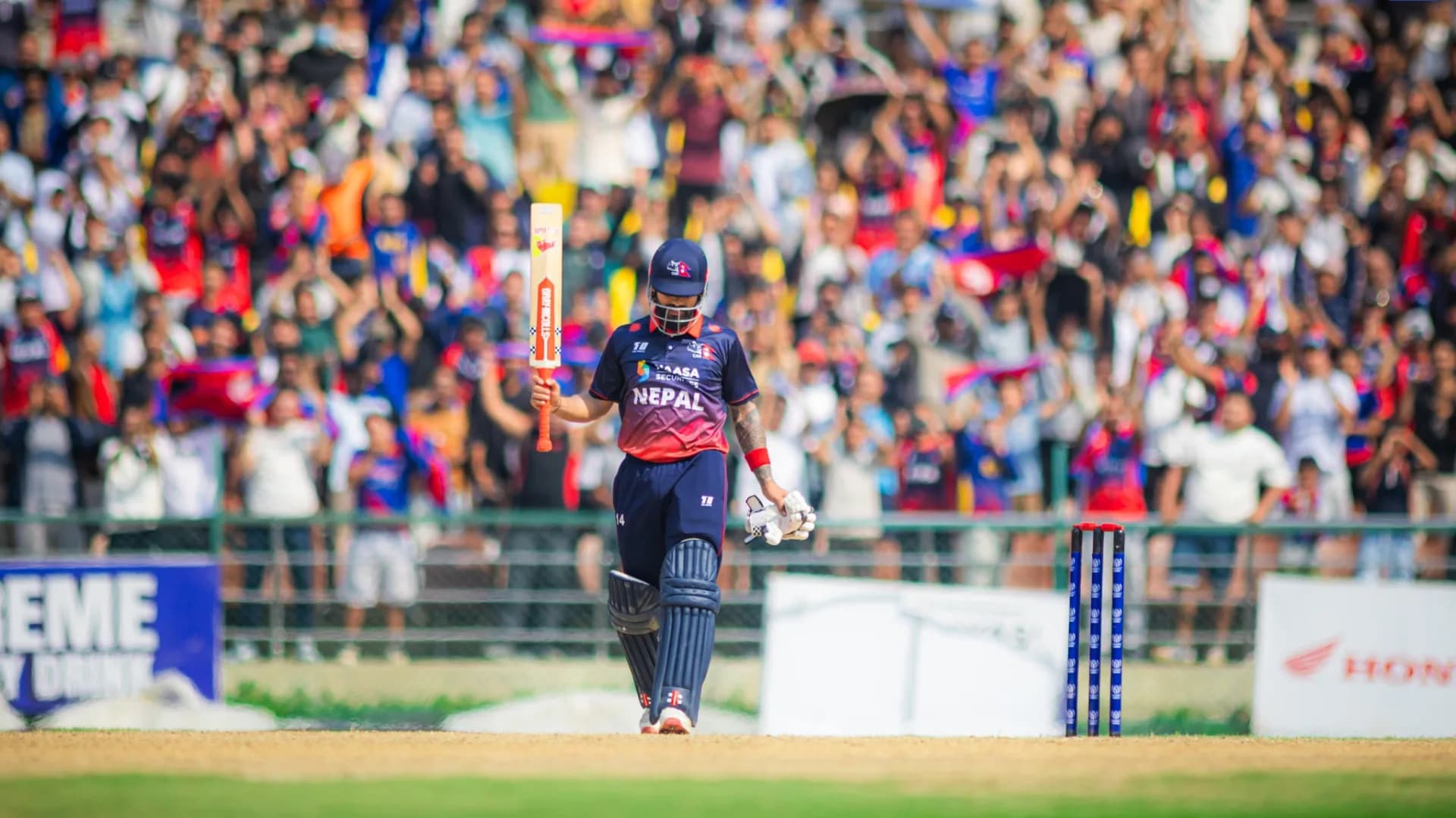 Kushal Bhurtel ODI century
