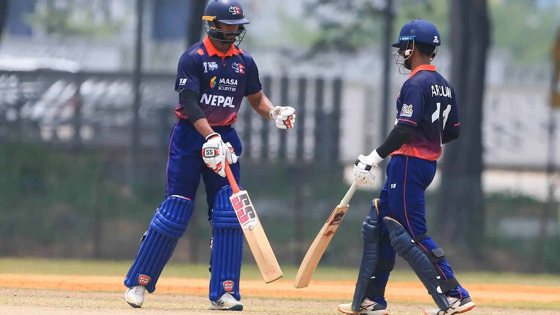 Aasif Sheikh and Arjun Kumal opening against UAE.